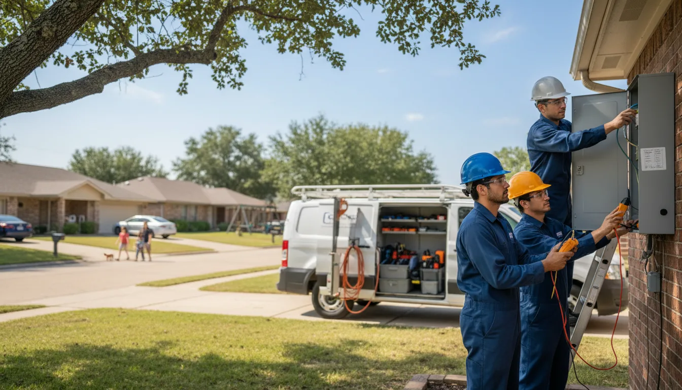 Certified electrician providing emergency electrical services in Mercer, PA